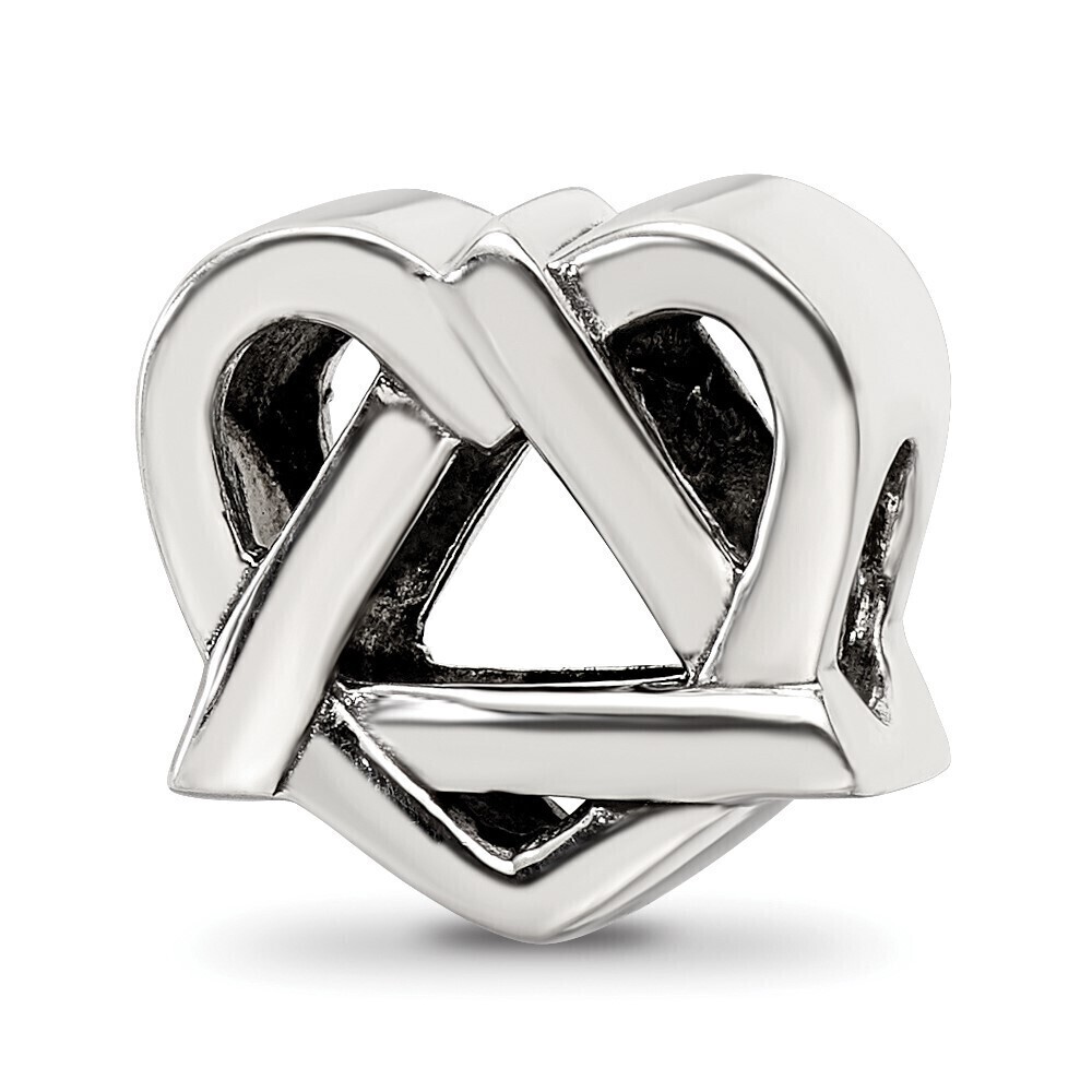 Kazi Luxury Sterling Silver Adoption Symbol Bead